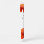 Rode Vuurdraak Kunst | Mythisch Vlam Draak Ontwerp iPhone Hoesje (Linkerkant)