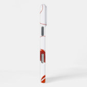 Rode Vuurdraak Kunst | Mythisch Vlam Draak Ontwerp iPhone Hoesje (Rechterkant)