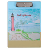 Rode vuurtoren klembord (Voorkant)