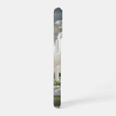 rode vuurtoren met gigantische golven iPhone 16 hoesje (Rechterkant)