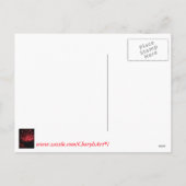 Rode Vuurwerk Gelukkig Nieuwjaar Briefkaarten (Achterkant)