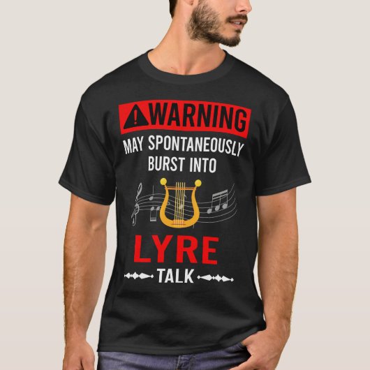 Rode Waarschuwingslir T-shirt (Voorkant)