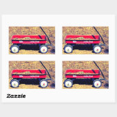Rode Wagon Stickers (Vel)