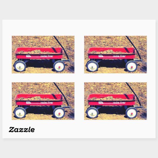 Rode Wagon Stickers (Vel)