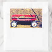 Rode Wagon Stickers (Tas)