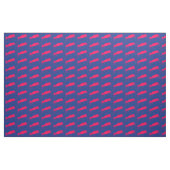 rode walvissen op blauw stof (Yard (91,4 cm))