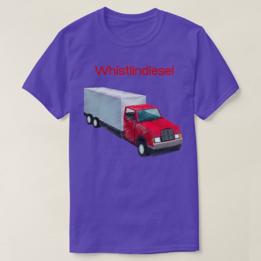 Rode wandelwagen t-shirt (Design voorkant)