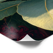 Rode Waratah Botanische Kunst Perfect Poster (Hoek)