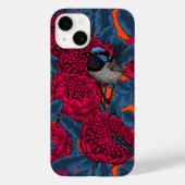 Rode waratah en sprookjes Case-Mate iPhone case (Achterkant)