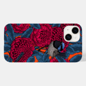 Rode waratah en sprookjes Case-Mate iPhone case (Achterkant (horizontaal))