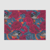 Rode waratah en sprookjes tissuepapier (Voorkant)