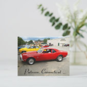 Rode warmte briefkaart (Staand voorkant)