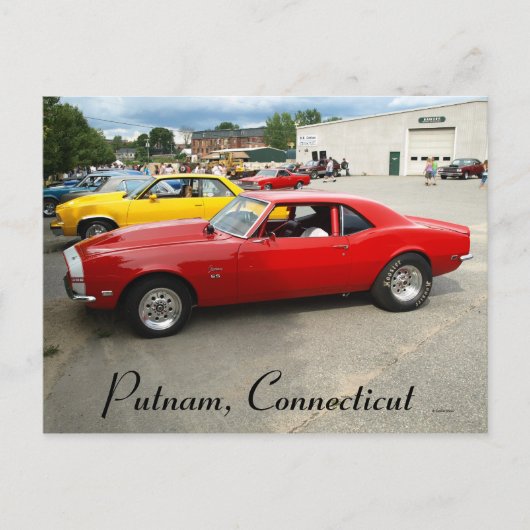 Rode warmte briefkaart (Voorkant)