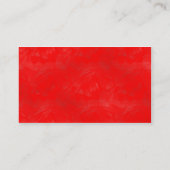 Rode was visitekaartje (Achterkant)