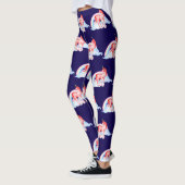 Rode Watercolor Eenhoorn Leggings (Links)