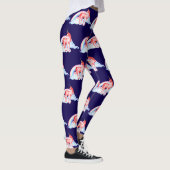 Rode Watercolor Eenhoorn Leggings (Rechts)