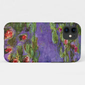 Rode Waterlelies Claude Monet Fijne Kunst Case-Mate iPhone Case (Achterkant (horizontaal))