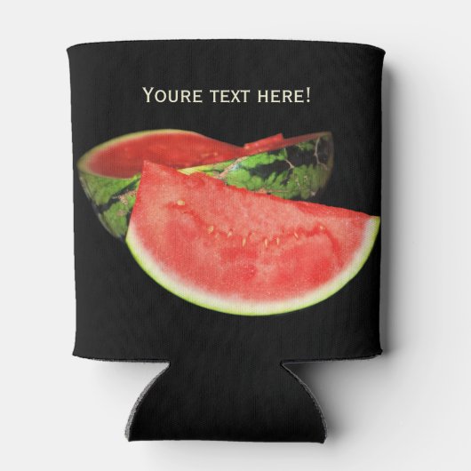 Rode watermeloen blikjeskoeler (Achterkant)