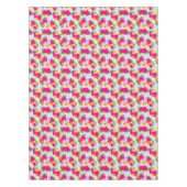 Rode Watermeloen Gele Citroenen Tropisch op wit Tafelkleed (Voorkant)