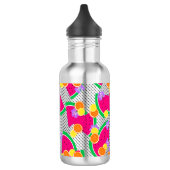 Rode Watermeloen Gele Tropische Citroenen Waterfles (Links)