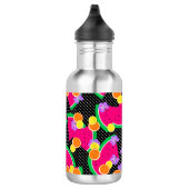 Rode Watermeloen Gele Tropische Citroenen Waterfles (Rechts)