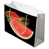 Rode watermeloen groot cadeauzakje (Achterkant Gekanteld)