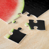 Rode watermeloen legpuzzel (Zijkant)