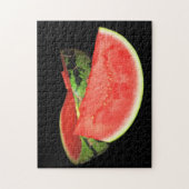 Rode watermeloen legpuzzel (Verticaal)