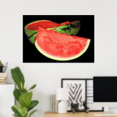 Rode watermeloen poster (Thuiskantoor)