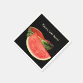 Rode watermeloen servet (Hoek)