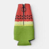 Rode Watermeloen Slice Bottle Cooler (Achterkant)