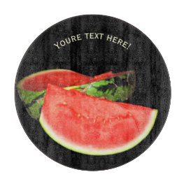 Rode watermeloen snijplank