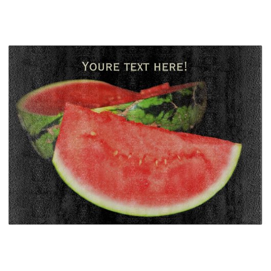 Rode watermeloen snijplank (Voorkant)