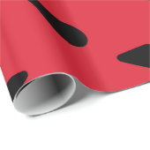 Rode watermeloenen en verpakkingspapier cadeaupapier (Rol Hoek)