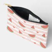 Rode watermeloenen, harten, strepen, zomerpatroon etui (Open)