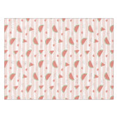 Rode watermeloenen, harten, strepen, zomerpatroon tafelkleed (Voorkant (Horizontaal))