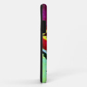 Rode waterverf bloem Case-Mate iPhone case (Achterkant/rechts)