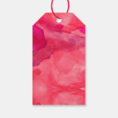 Rode Waterverf en gouden geloof | Foto Cadeaulabel (Achterkant)