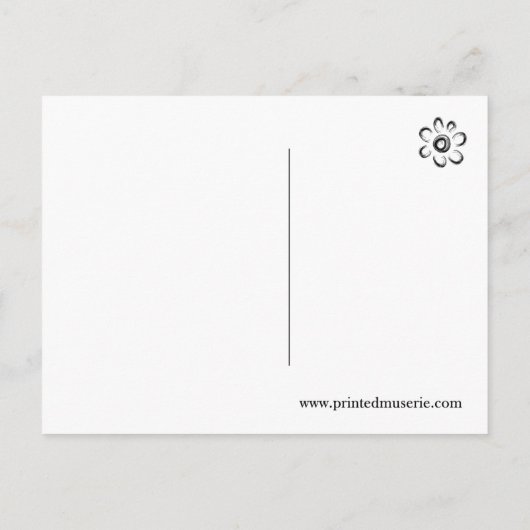 Rode Waterverf en grijze of zilverglitter Mandala Briefkaart (Achterkant)