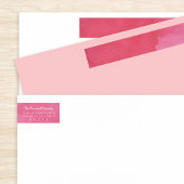 Rode Waterverf feestelijke kerst