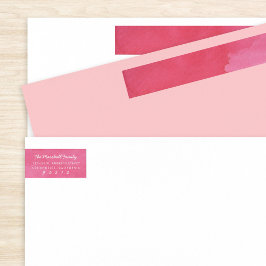 Rode Waterverf feestelijke kerst