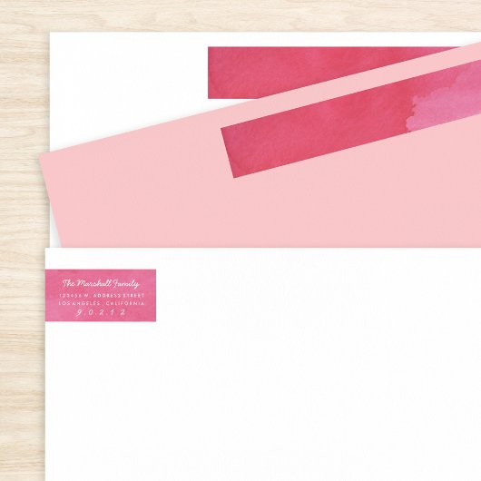 Rode Waterverf feestelijke kerst