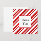 Rode Waterverf Kandrietstropen Bedankkaart (Voorkant / Achterkant)