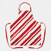 Rode Waterverf Kandrietstropen Schort (Voorkant)