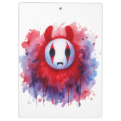 Rode Waterverf Klembord (Achterkant)