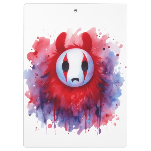 Rode Waterverf Klembord (Achterkant)