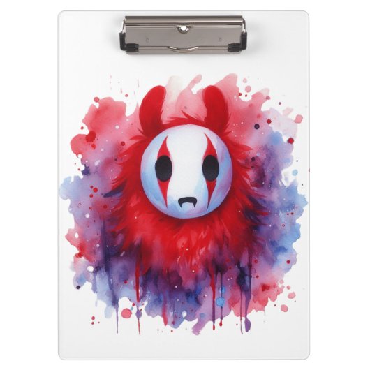 Rode Waterverf Klembord (Voorkant)