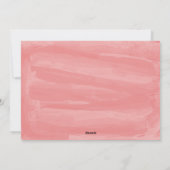 Rode Waterverf maakt spirits helder holiday Feestdagenkaart (Achterkant)