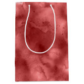 Rode Waterverf Medium Cadeauzakje (Voorkant)