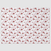 rode Waterverf paddenstoelenbos Tissuepapier (Voorkant)